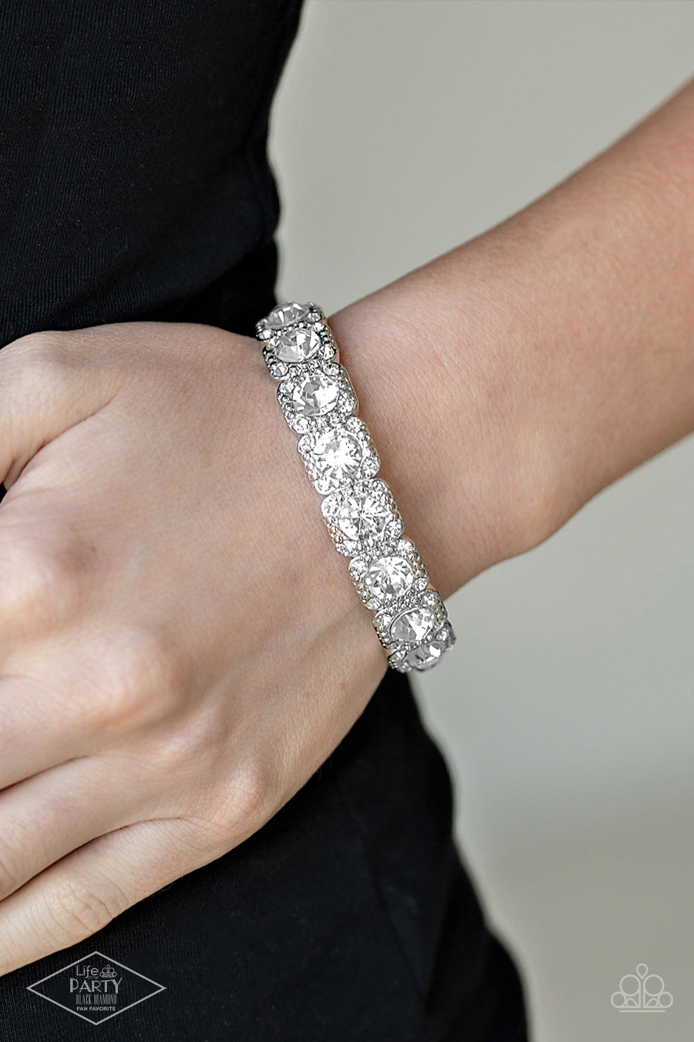 Blinged Out - White - Life of the Party Black Diamond Exclusive